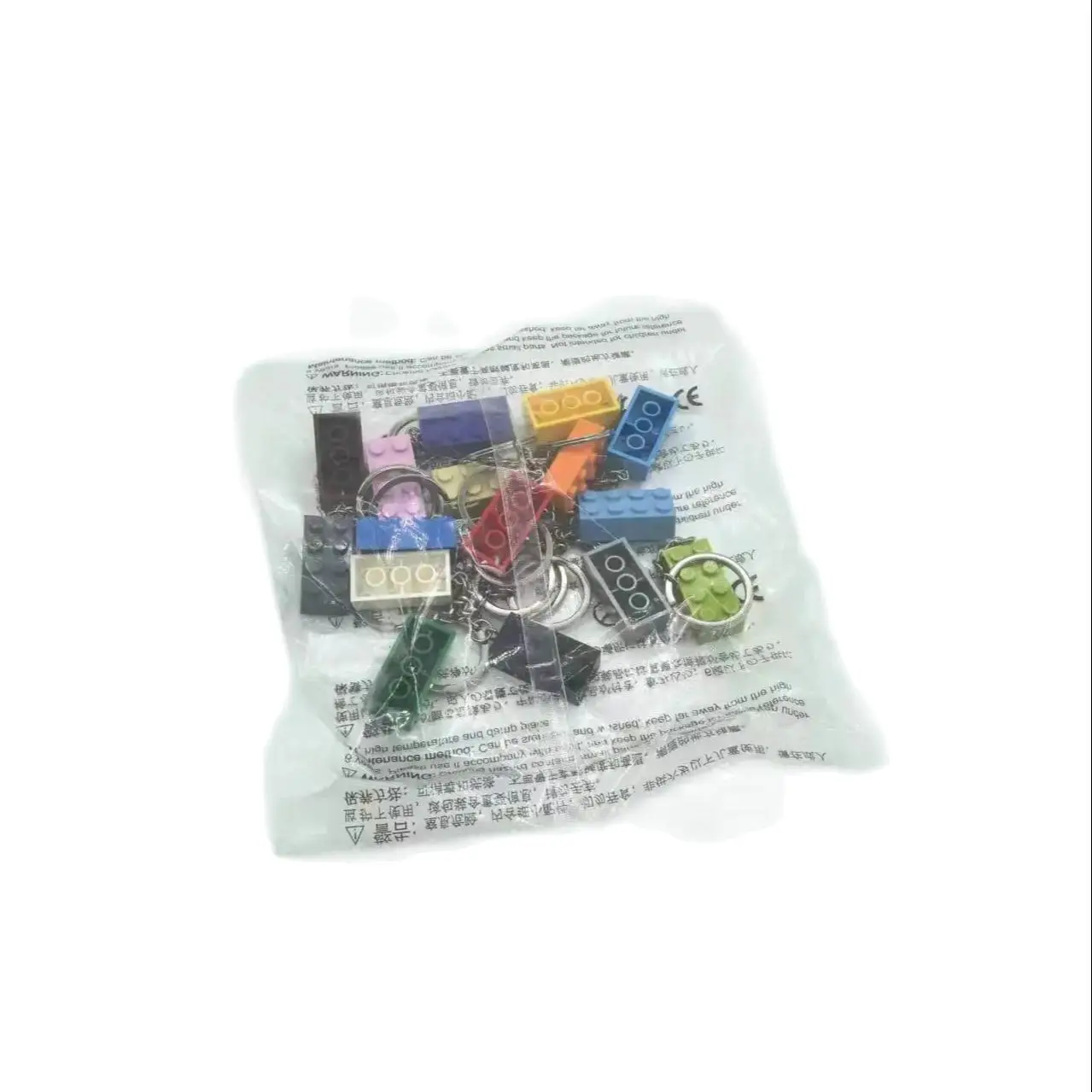DIY 빌딩 블록 열쇠 고리, 걸이식 고리, 벽돌 액세서리, 키 체인, 크리에이티브 브릭 키트, 호환 가능한 레고드 장난감, 3917 3003