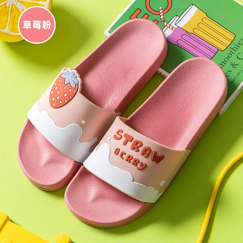 

Summer Couple Slippers Home Lady Cute Non Slip Slippers Men Wear Resistant Lovely Men Shoes Anti Slip Mens Slippers