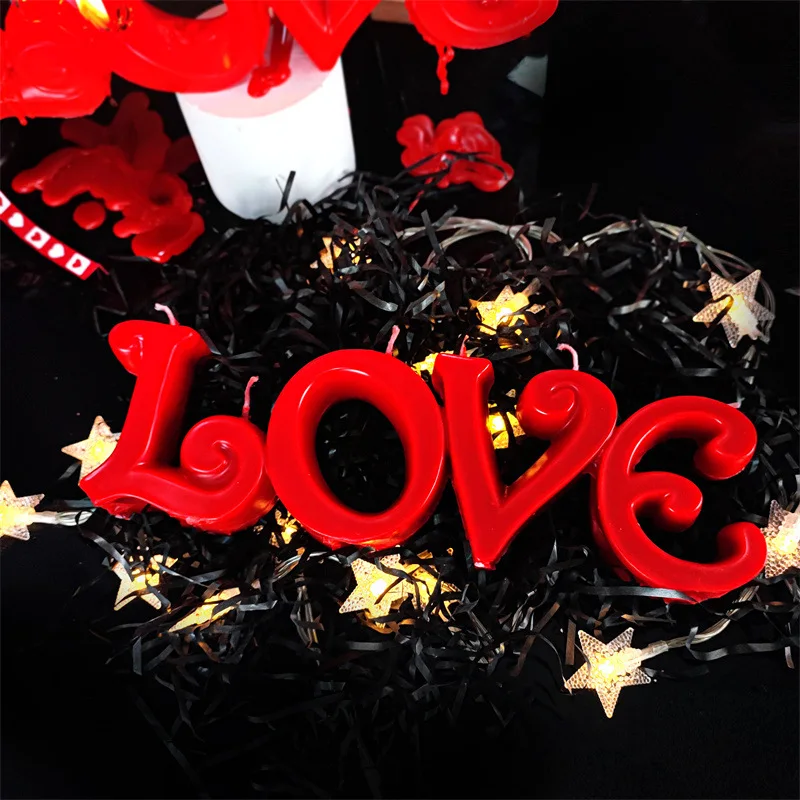 

Large Love Silicone Mold Epoxy Resin Fondant Candle Ornaments Soap Mold For Pastry Cupcake Decorating Kitchen Accessories Tool