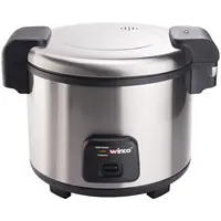 Commercial-Grade Electric Rice Cooker with Hinged Cover, 30 Cup 1