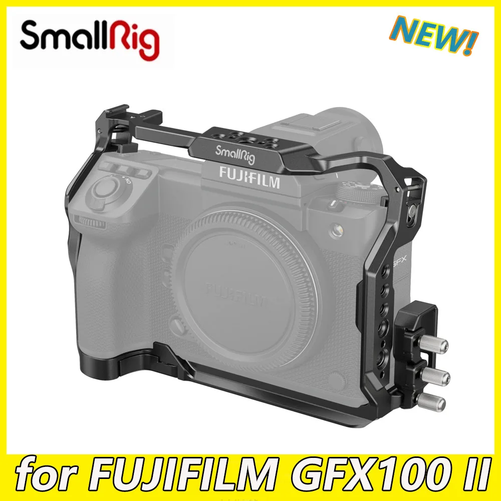 Kit Gabbia Smallrig Per Fujifilm Gfx100 Ii Full Cage Protegge La Fotocamera Piastra Multifunzionale A Sgancio Rapido 4201