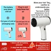 Portable Wireless Hair Dryer 40W-500W Charging Household Hot and Cold  Air Hair Care Quick-drying Hair Dryer High Speed 4