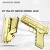 Soft Bullet Gun Folding Glock Toy Gun Pistol Model Alloy Mini Gun For Adults Collection Decoration Boys Fake Gun Toy A478 1