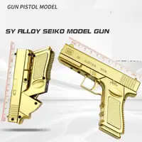 Soft Bullet Gun Folding Glock Toy Gun Pistol Model Alloy Mini Gun For Adults Collection Decoration Boys Fake Gun Toy A478 1