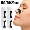 100/50/20PCS Black Nose Strips Extra Strength Nasal Strips for Adults and Children Better Sleep Non-Invasive Anti Snoring Strips 1