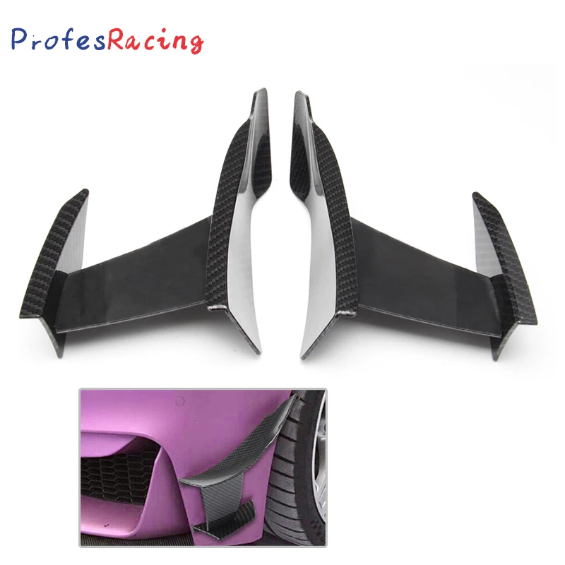 

Fit for BMW F80 M3 F82 M4 6pcs Carbon Fiber Car Styling Accessories Front Bumper Lip Fin Splitter Spoiler Canard Sticker Car