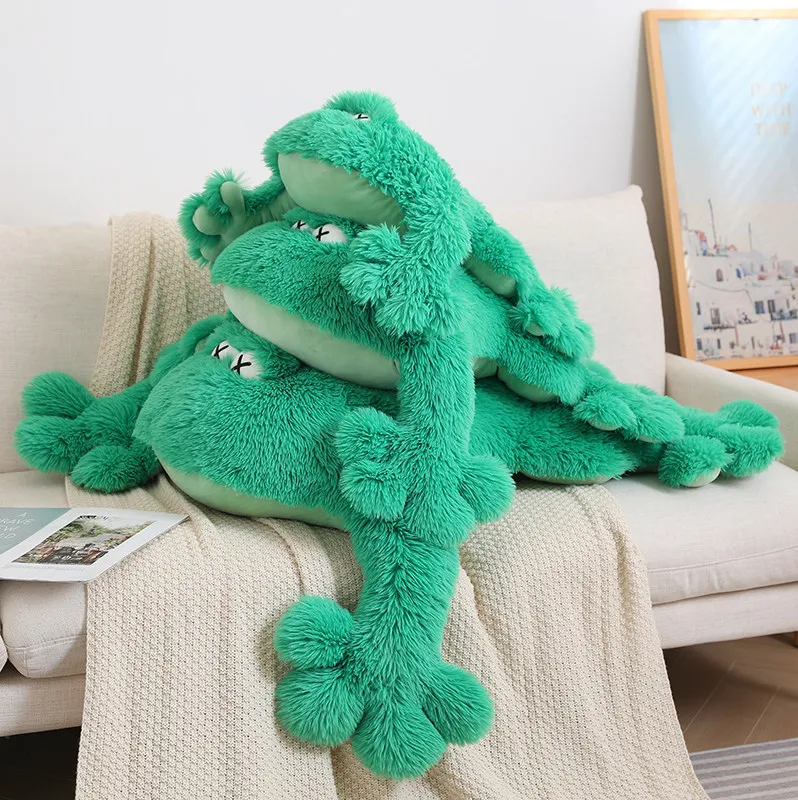 New Giant Frog Plush Toy Stuffed Big Eyes Frogs Throw Pillow