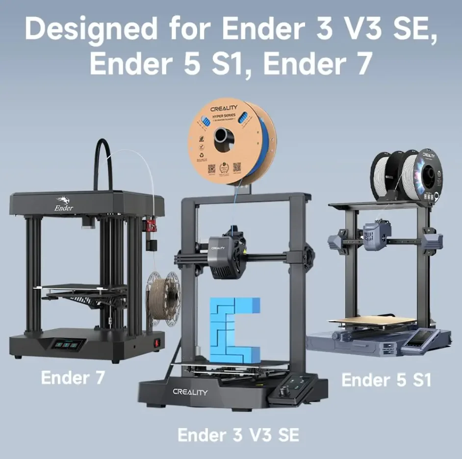 5PCS Creality Ender-3 V3 SE Messing Düse 0,2/0,6/0,8/1,0 MM M6 Extruder Düse für Ender-5 S1/Ender7/Ender-3 V3 SE 3D Drucker – Detail 7
