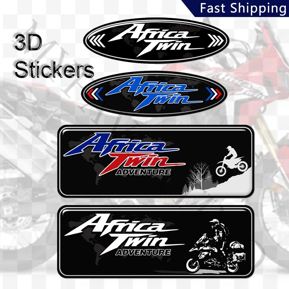 For Honda Africa Twin CRF1000L CRF 1000 1100 L CRF1100L Adventure Tank Pad Knee Stickers Trunk Panniers Luggage Aluminium 2019