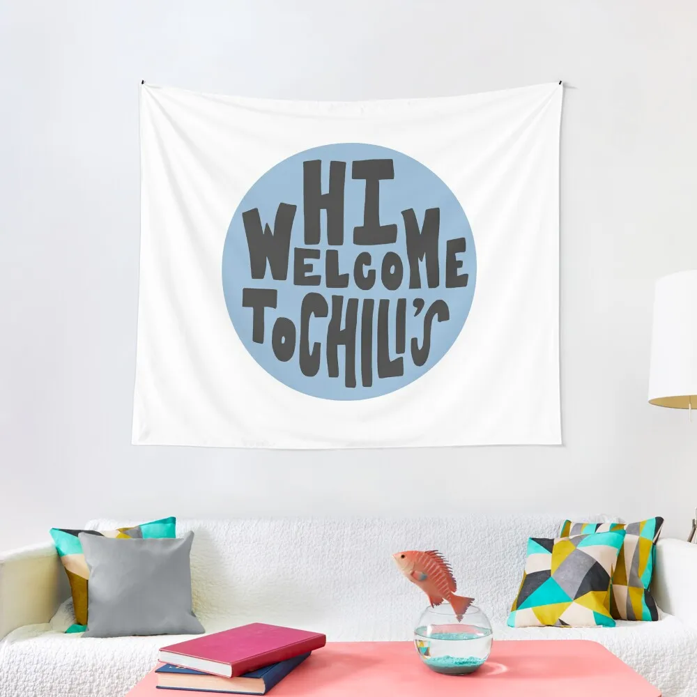 

Welcome To Chilis Blue Vine Print Tapestry Room Decore Aesthetic Decor For Room Room Decor Wall Hanging Tapestry