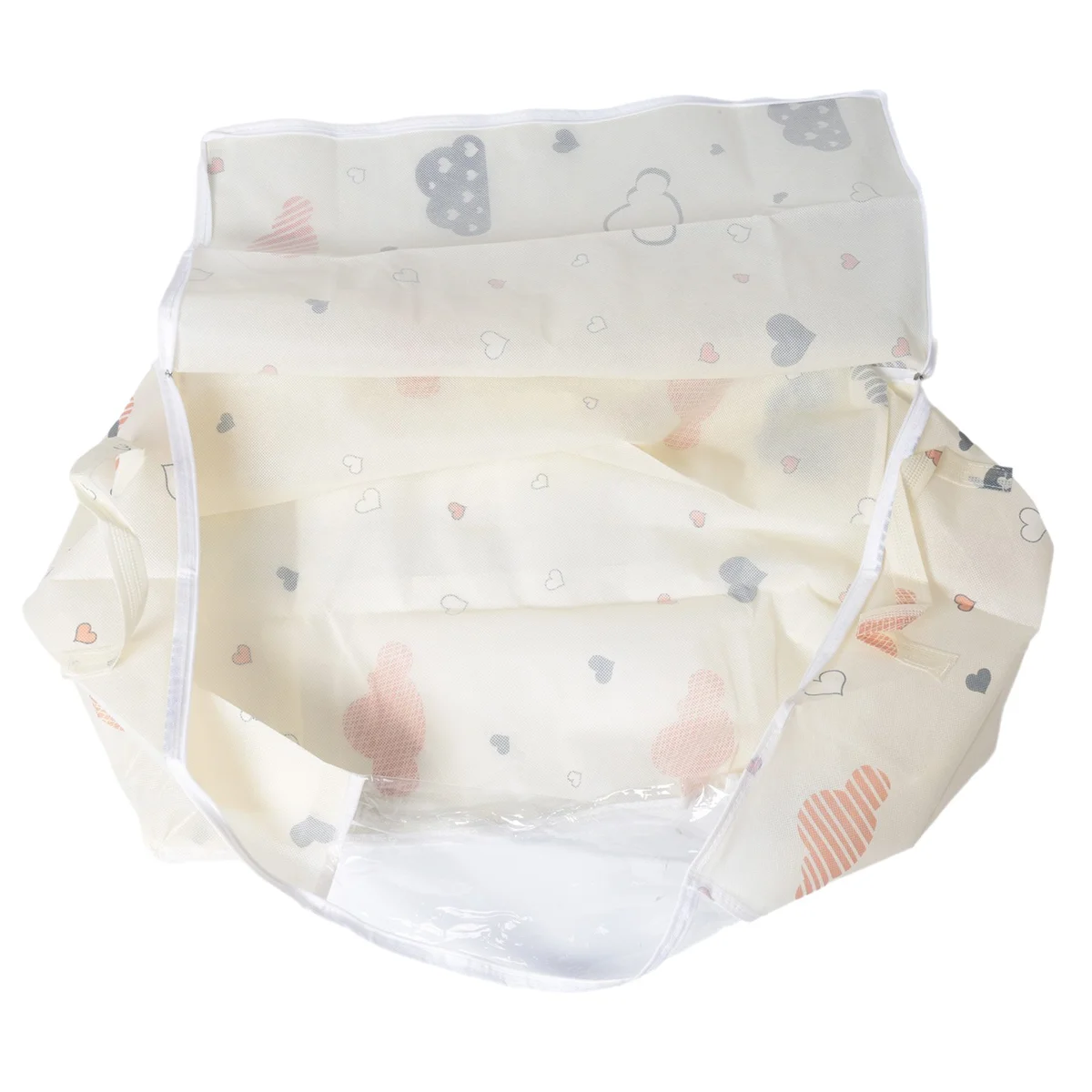 Storage Bag, Clothes Storage Comforter Storage Bag, Folding Organizer Bag with Handle, for Organizing Bedroom A 2