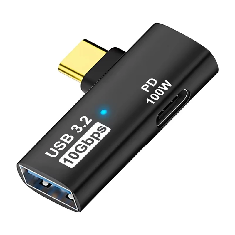 Adaptateur Usb C Vers Usb,10 Gbit/S Usb3.2 Gen 2,Usb-C Mâle Vers Usb-A 3.2 Femelle Adaptateur Compatible Avec Iphone 16 Pro - Informatique