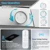 Tankless Smart Toilet with Warm Water Sprayer & Dryer, Foot Sensor Operation, Heated Bidets Seat, LED Display, Smar Toilet 5