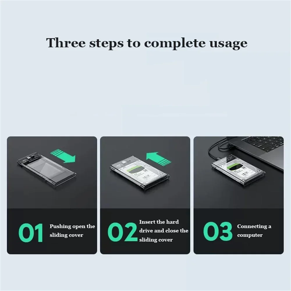 USB 3.0  ϵ ̺ Ŭ 2.5 ġ SATA USB3.0 UASP Ŭ ޴ ϵ ̺ ̽ 2T HDD  ʿ  ̽