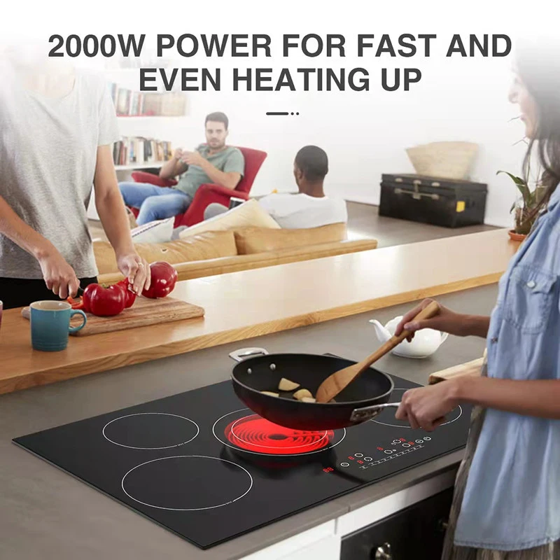 Induction Cooker 6-Head Electric Furnace Household Able Hob Ceramics  Intelligent High Power Fire Boiler Waterproof Burner - AliExpress