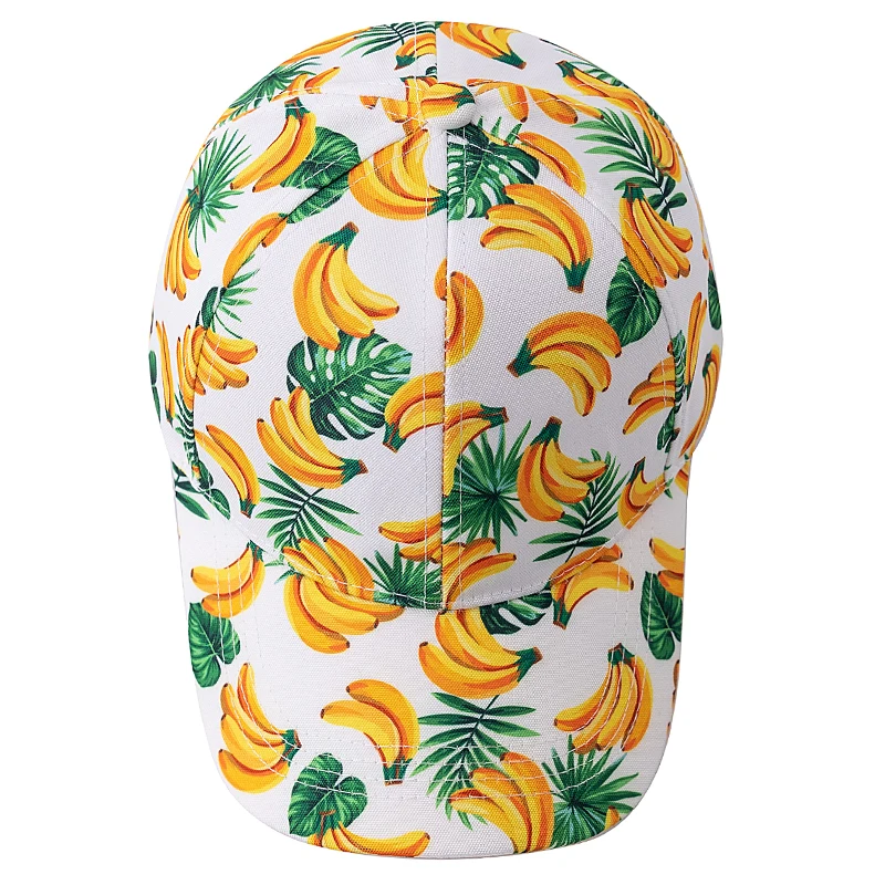 Hot sale Unisex Summer Baseball Cap Fruit Print Outdoor Sun Hat Classic Men Women Cap