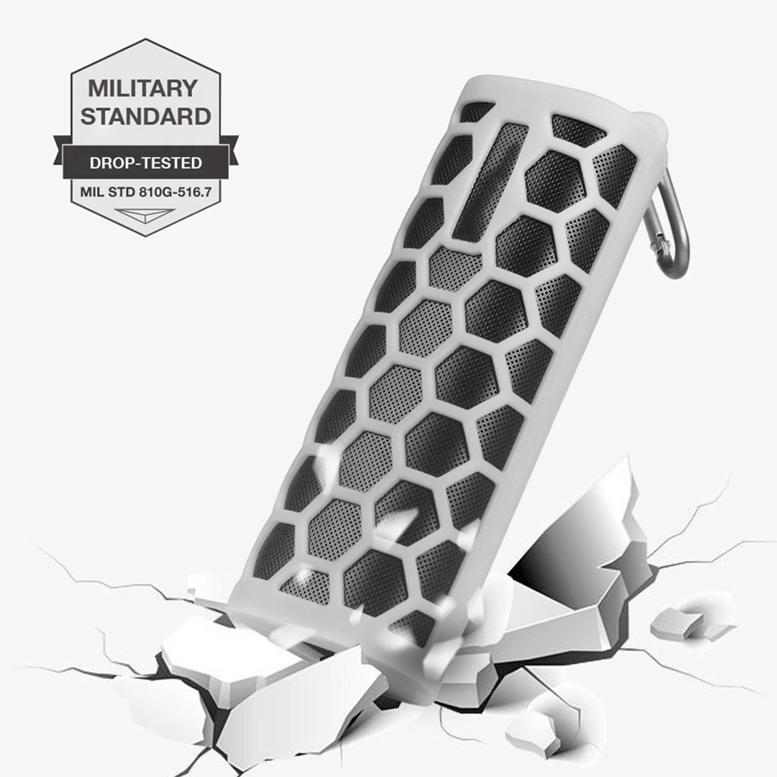 Custodia Protettiva Portatile A Nido D'Ape Per Custodia In Silicone Sonos Roam Shell Compatibile Con Sonos Roam Smart Bluetoothcompatibile