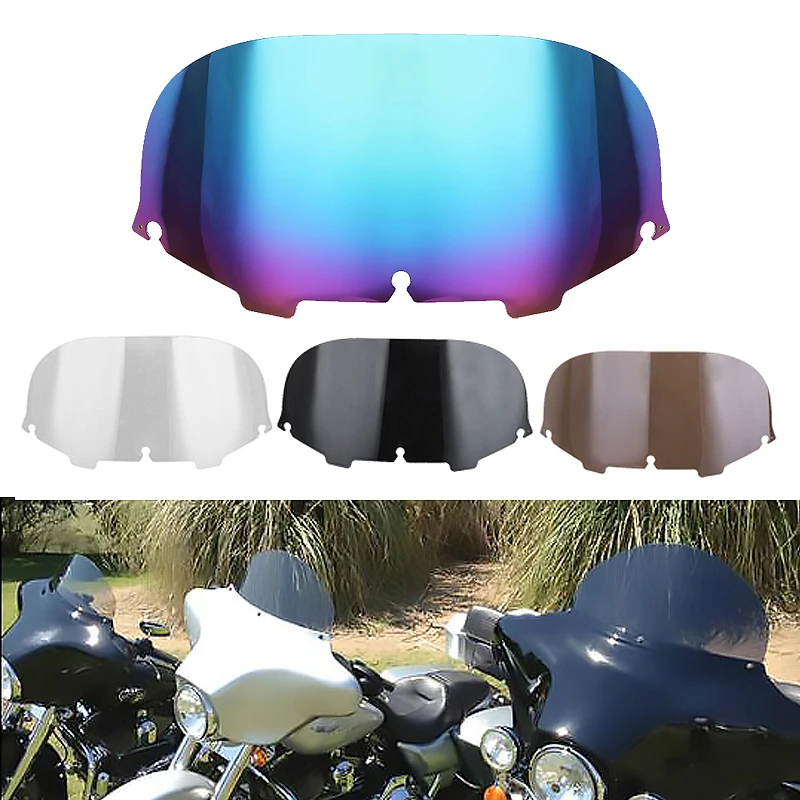 

Motorcycle 8" Windscreen Fairing ABS Wind Deflector Windshield Cover For Harley Electra Street Glide FLHX Touring CVO 1996-2013