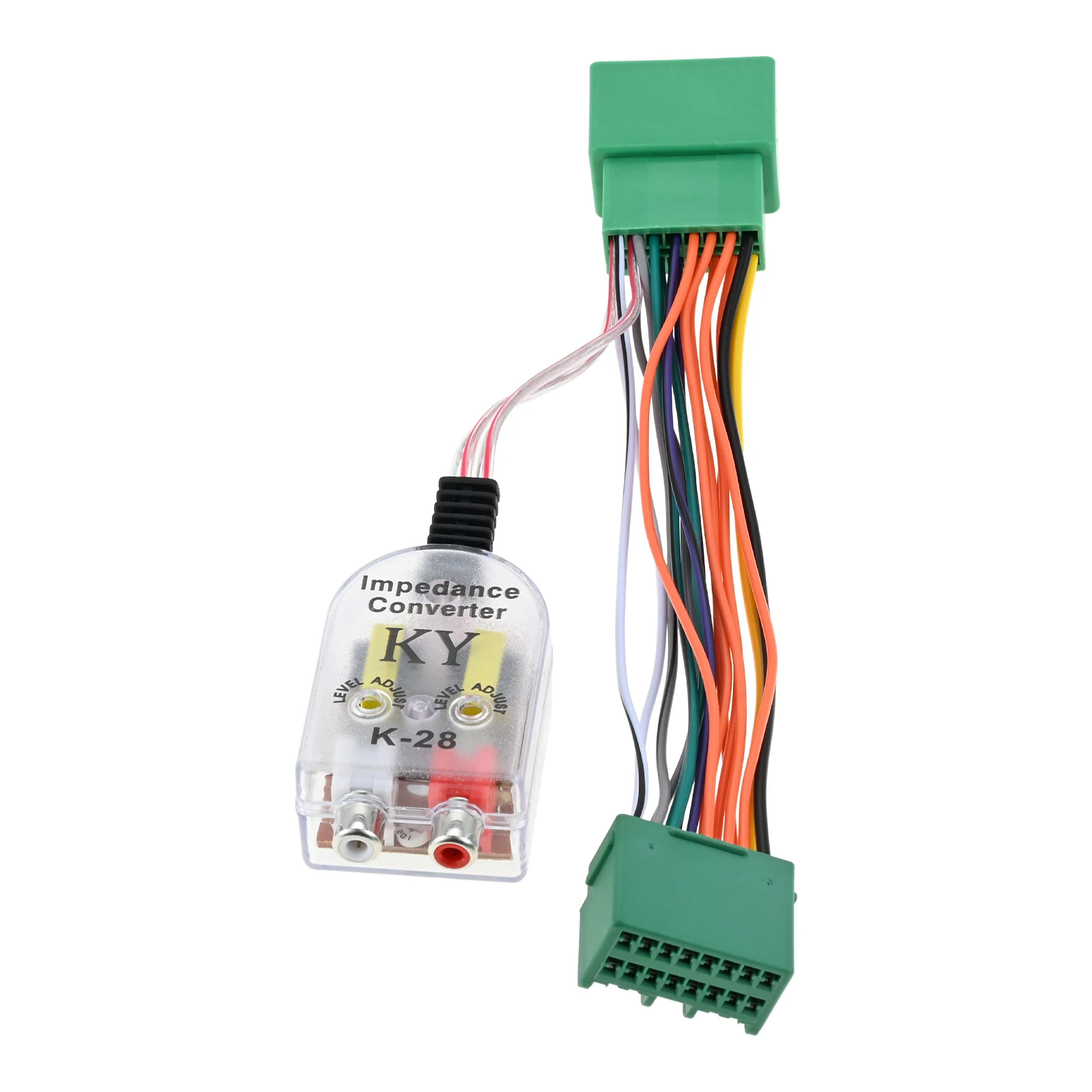 1 Pc Car Radio Add AMP Amplifier Interface Adapter Harness RCA Cables For GM Vehicles Chevy Camaro Colorado Auto Accessories