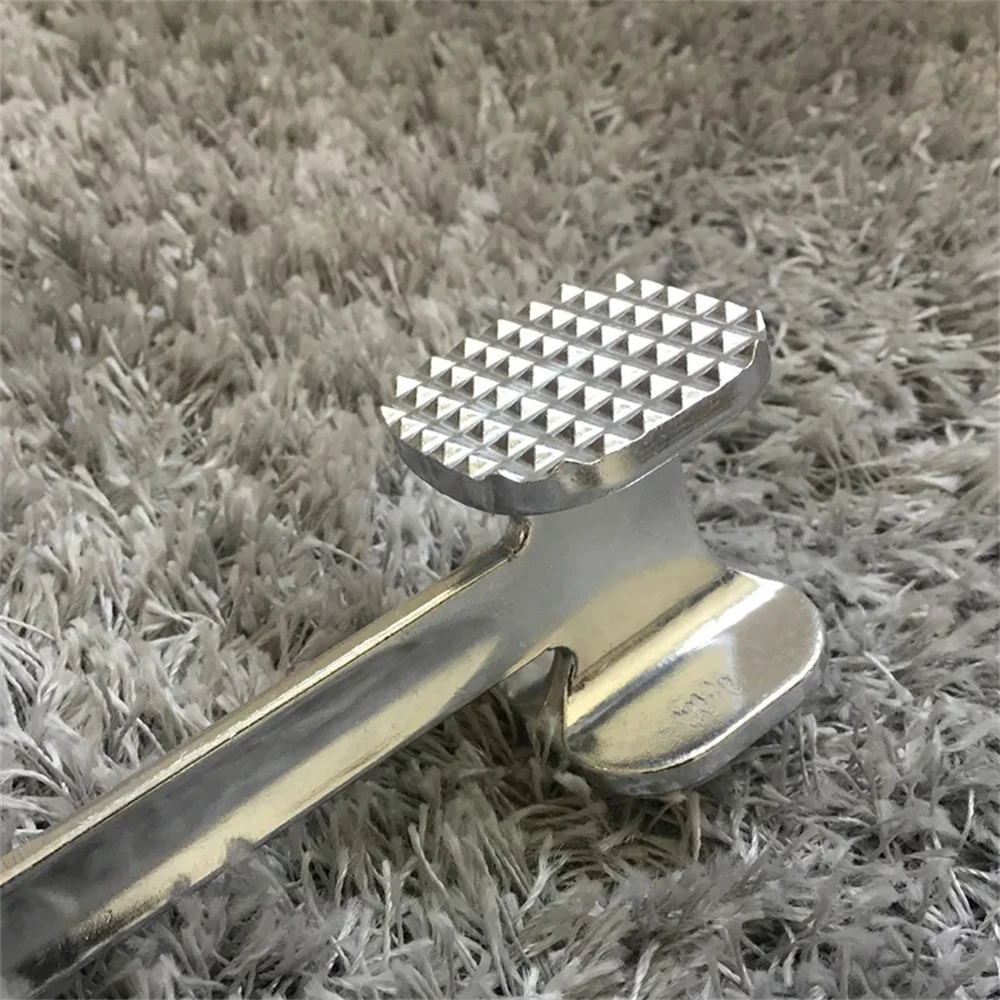 Meat Tenderizer Hammer 19cm Household Aluminum Alloy Steak Metal Mallet Double-Sided