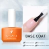 Tonitu G 7ml Nail Gel Top Coat Base coat No Wipe UV LED Varnish Sealing Shining Clear nails art for professionals 5