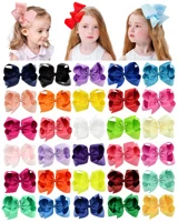 20pcs Sweet Random Color Bow Hair Clip Sets for Women Girls Handmade Bows Hairpins Holiday Hair Clip Baby Hair Accessories Gifts 2