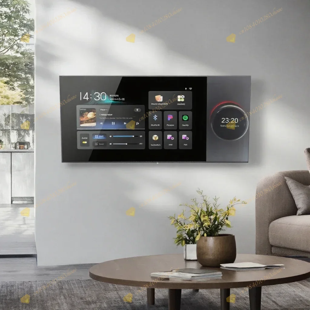 2 -zones Music Amplifier With 7-InchWall Power Connectable Ceiling Speakers Supp