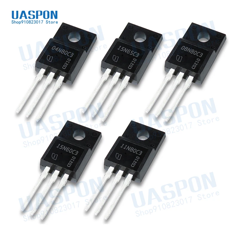 5pcs Spa15n65c3 To-220f 15a 650v 15n65c3 Spa15n60c3 15n60c3 Spa11n80c3 ...