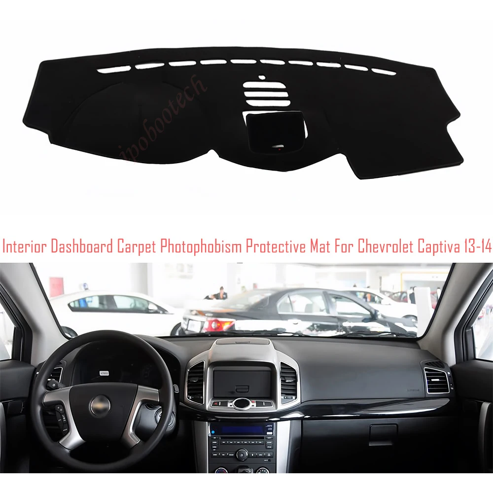 

Interior Dashboard Carpet Photophobism Protective Pad Mat For Chevrolet Captiva 2013-2014