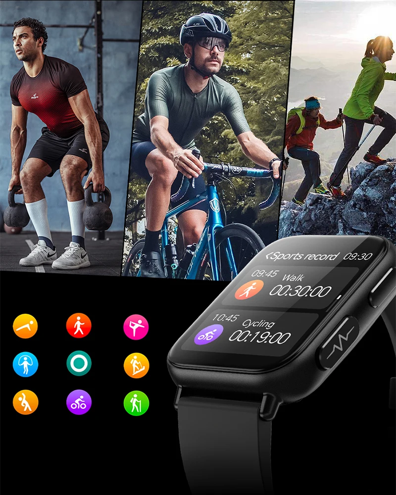 ������ ��ħ���� ���� ����Ʈ��ġ, 1.91 ��ġ 365x400 HD ȭ��, ECG �� PPG ����Ʈ ��ġ ����͸�, 2023 ����ǰ