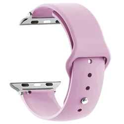 Premium Silicone Strap for Apple Watch - Sleek and Durable Bracelet Replacement (Pu)