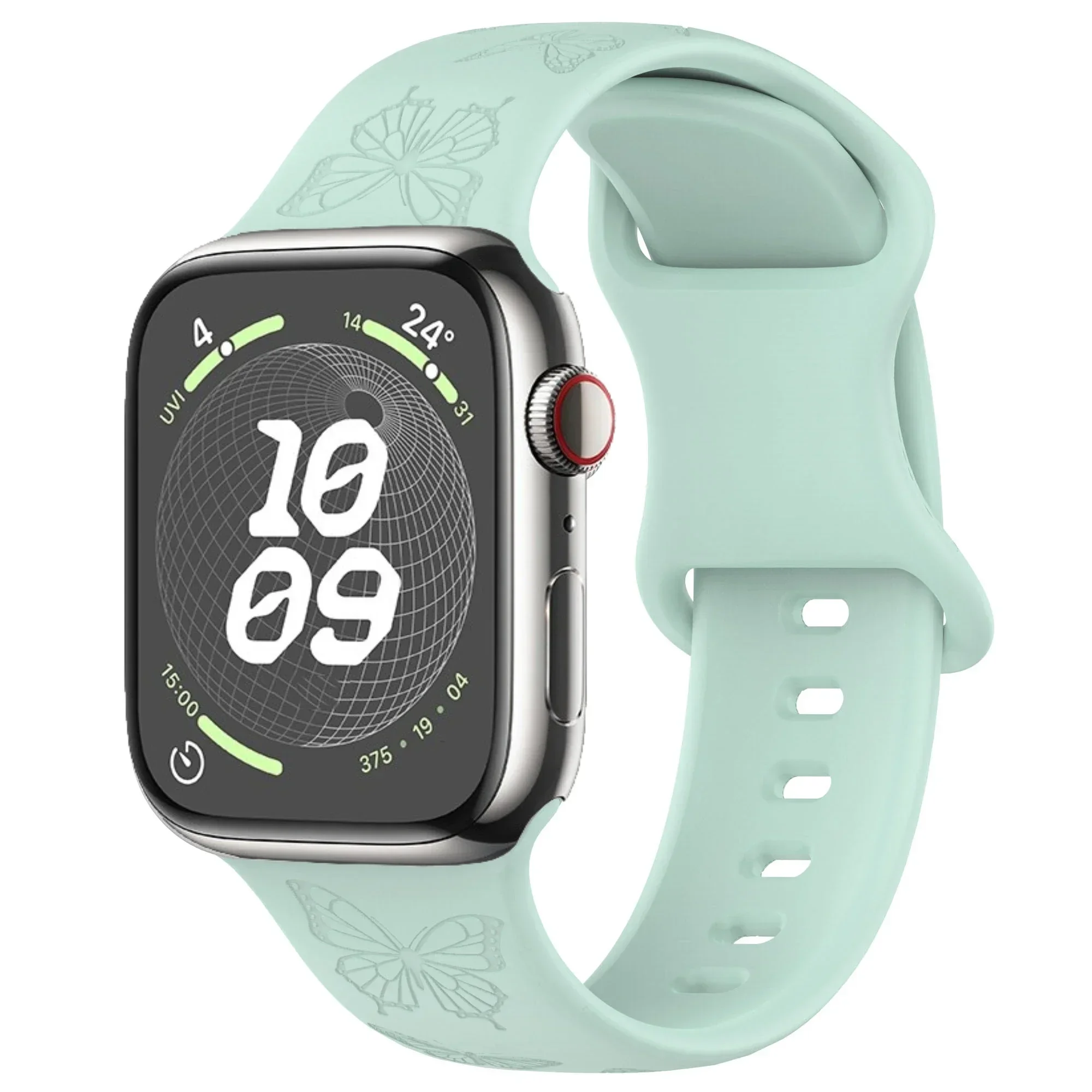 Engraved Pattern Silicone Strap