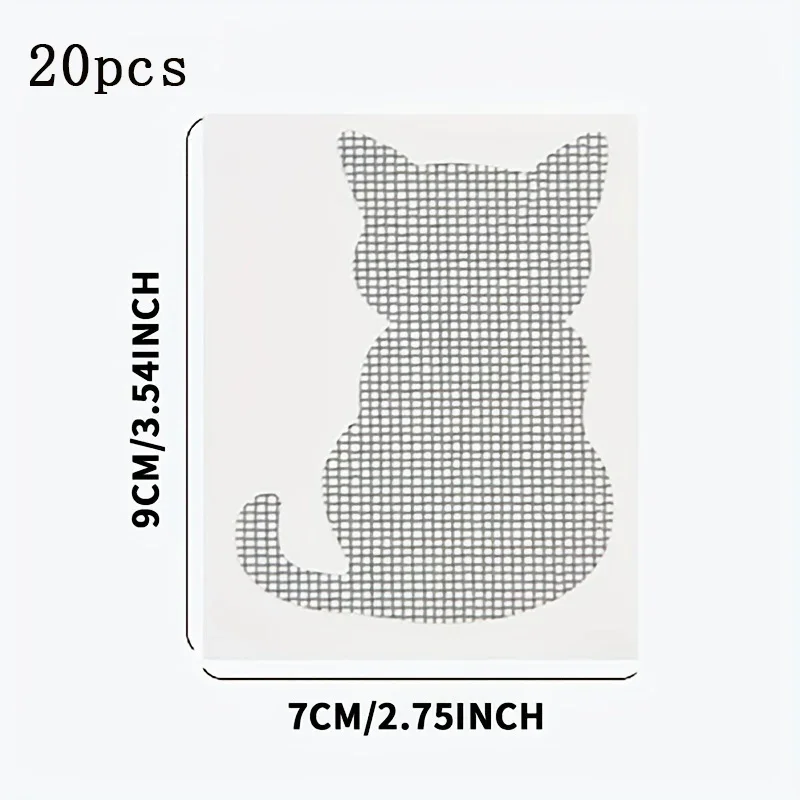 10/20pcs-Window Screen Repair Subsidy Window Screen Stickers Self-adhesive Window Screen Patch Broken Holes Repair Subsidy