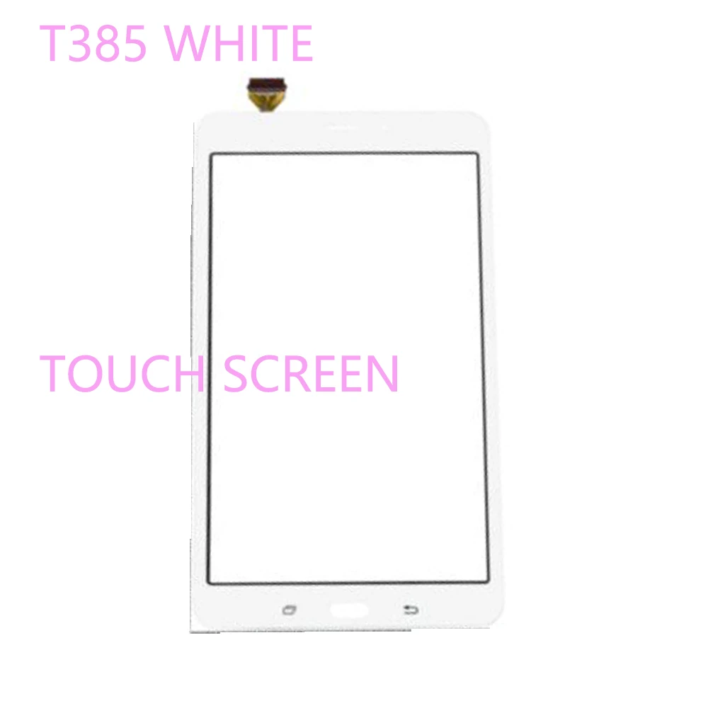 삼성 갤럭시 탭 A 8.0 SM-T380 T380 터치 스크린 패널 T385 디지타이저 센서 전면 유리 용 새 T385 터치 스크린 LCD가 아님