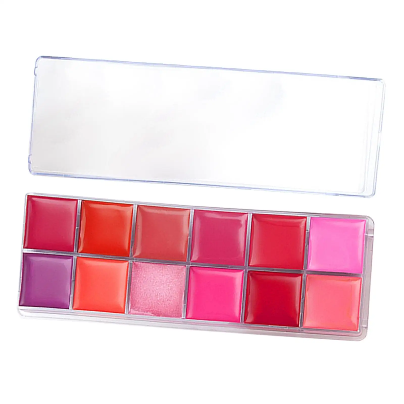 12 Colors Lipstick Palette Shimmer and Matte Multicolors Soft Smooth  Moistening Long Lasting Lip Gloss Palette Birthday Gifts