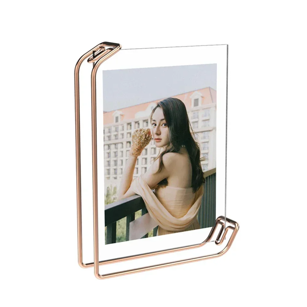Acrylic Photo Frame 6-8 Inch Sign Holder Menu Poster Display Stand for Baby Wedding Photos Price Listings photo frame acrylic display holder
