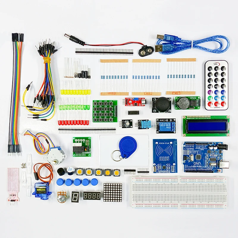 

Стартовый набор RFID для Arduino UNO R3, обновленная версия, обучающий комплект с розничной коробкой, электронный комплект «сделай сам»
