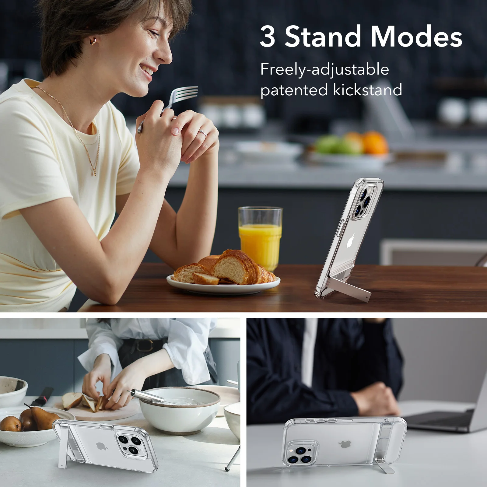 ESR for iPhone 14 Pro Max Case for iPhone 14 Pro Metal Kickstand  Back Cover for iPhone 13 Shockproof Protective for iPhone 14