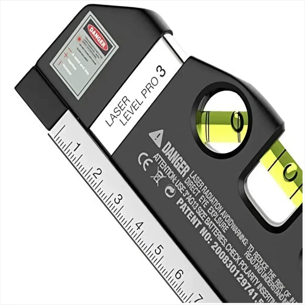 Laser Level Line Tool Multipurpose Laser Level Kit Standard Cross Line Lase 8 Feet Measure Tape Ruler Metal Tripod Stand Laser Level Laser Level Tripod