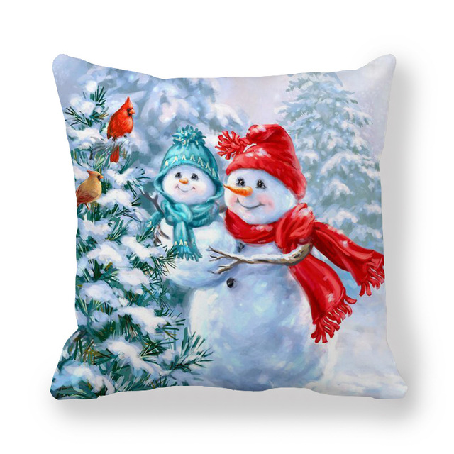 Cushion Cover Merry Christmas Decorations For Home Christmas Ornaments 2021 Navidad Xmas Noel New Year Gifts 2022