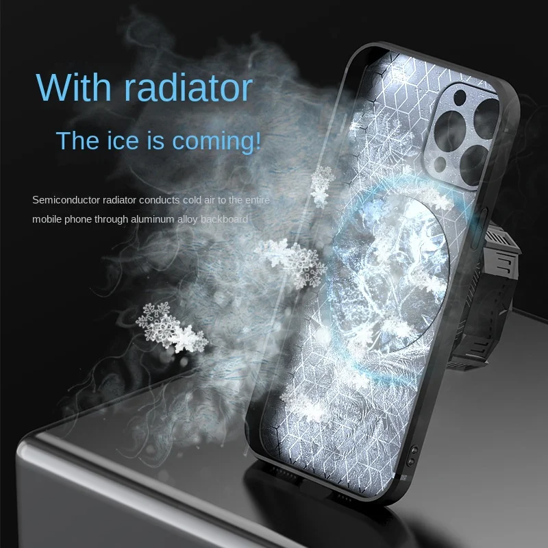 

Case for iphone 11 11 pro 11 promax Game Mobile Phone Cooler magsafe phone radiator Heatsink cell phone cooling case PUBG