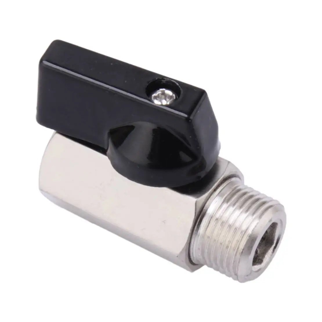 1/4'' Male To Female Mini Ball Shut-Off Switch Valve Carbon Steel