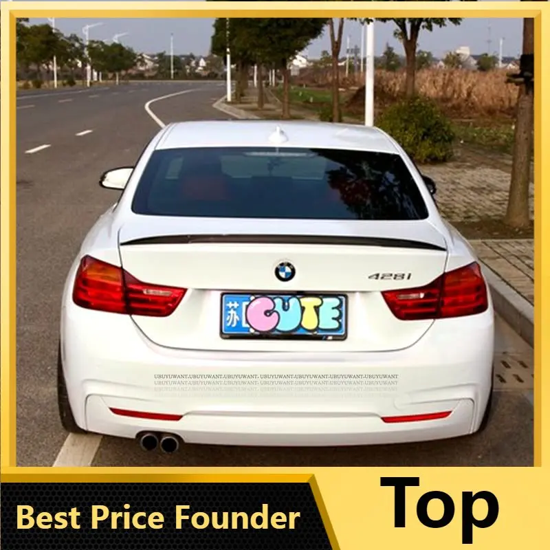 

F32 4 серии 428i 435i 2 Dr P-Style спойлер из АБС-пластика для заднего крыла для BMW 4-Series F32 2014-2020
