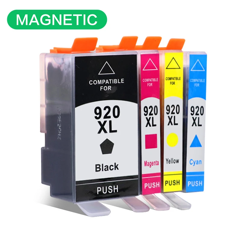 Cartuchos de Tinta Magnético Compatível com Hp920 para Impressora hp 920 xl Officejet 6000 6500 6500 7000 sem Fio 6500a 7500 7500a 920xl - Imagem 3