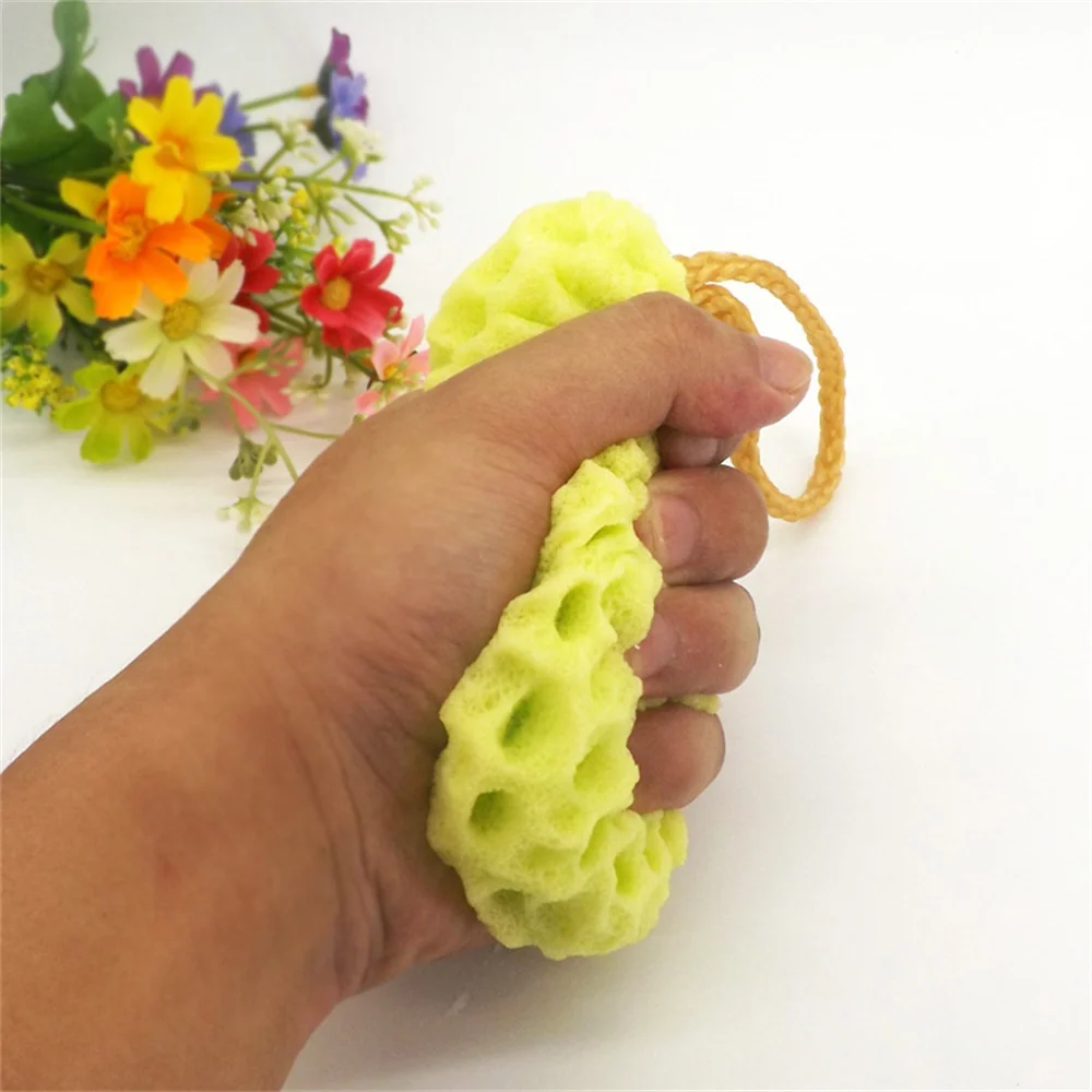 1~5PCS Natural Sea Wool Sponge Dead Skin Remover Exfoliating Massager Shower Pouf Cleaning Shower Brush Foam Body Facial Washing 4