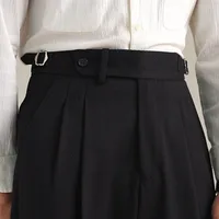 British Style Suit Pant Men Formal Wear Men Dress Pant High Quality Men Dress Pant Business Office Trouser Men Solid Color Pants 2