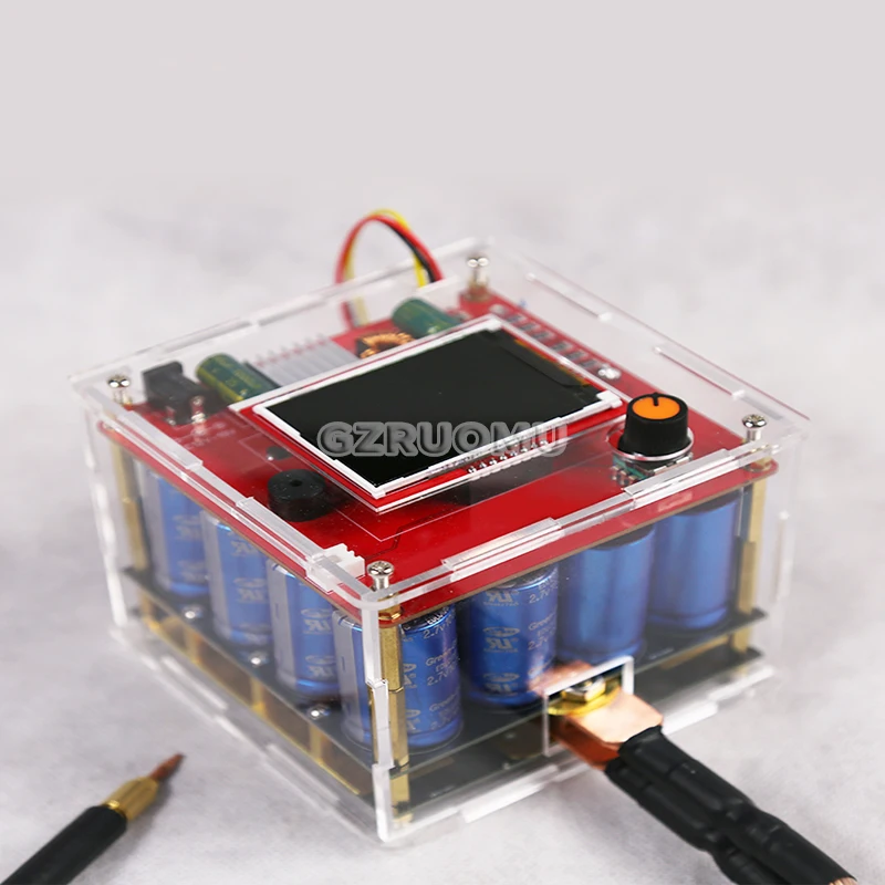 Energy Storage Capacitor Spot Welder Controller Portable Spot Welder Suit Semiautomatic Welding Tool 0.25mm 18650 Battery 3