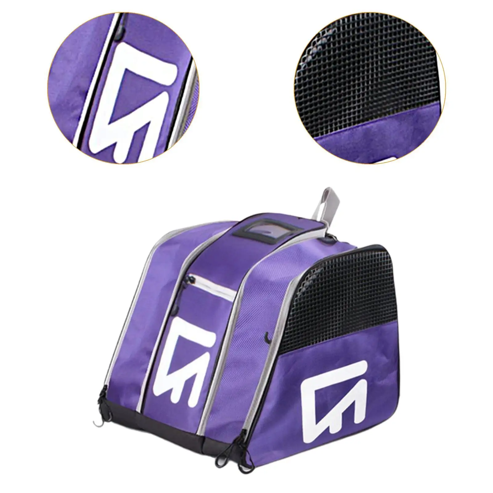Ice Skate Bag Carry Bag Skating Shoes Bag Breathable Ice Skating Backpack Roller Skating Bag for Hockey Figure Inline Speed