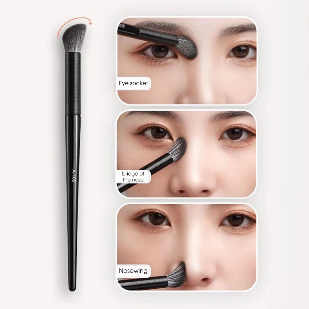 Makeup brushes Nose Shadow Brush Angled Contour Makeup Brushes Eye Nose Silhouette Eyeshadow Cosmetic Blending Concealer Brush Makeup Tools