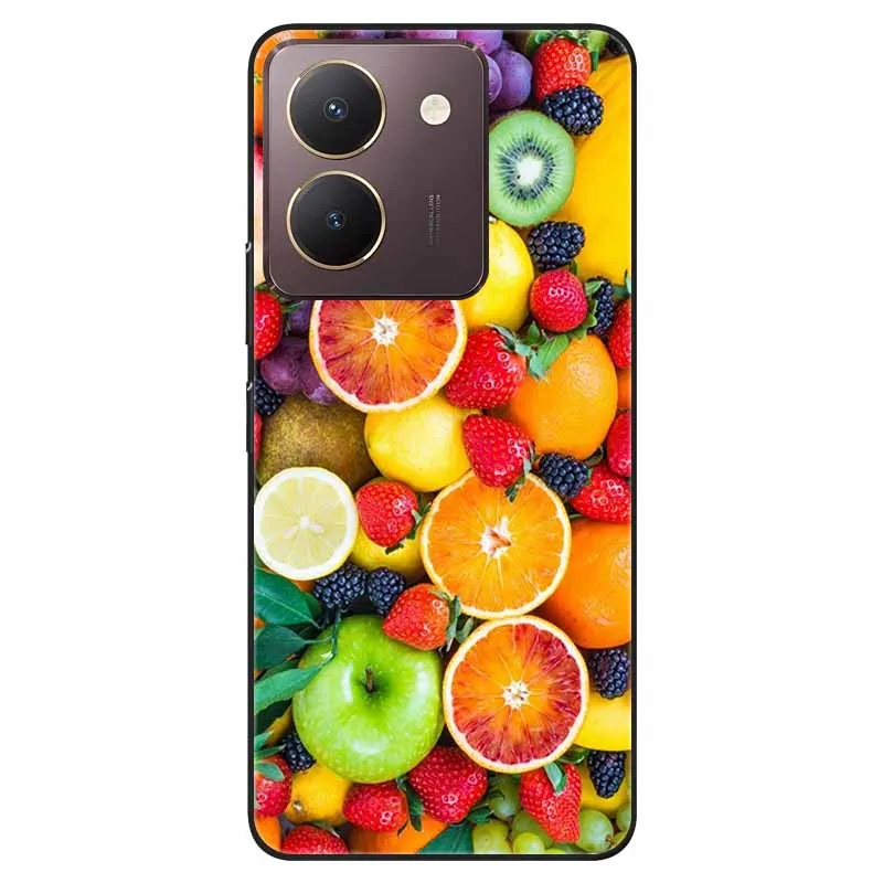 Black TPU Bumper Soft Silicone Shockproof Phone Case with Cute Cat Design